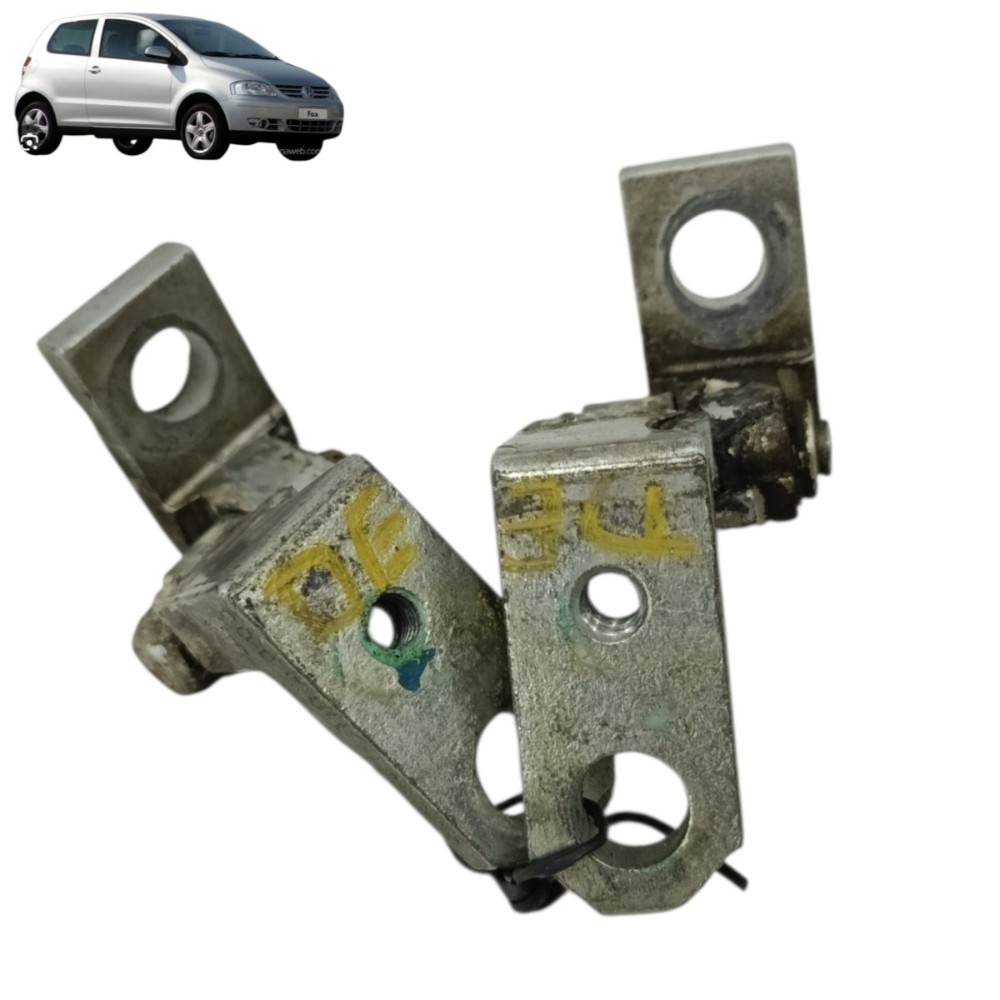 Par Dobradiça Porta Esquerda Vw Fox 2p 2003 Até 2008