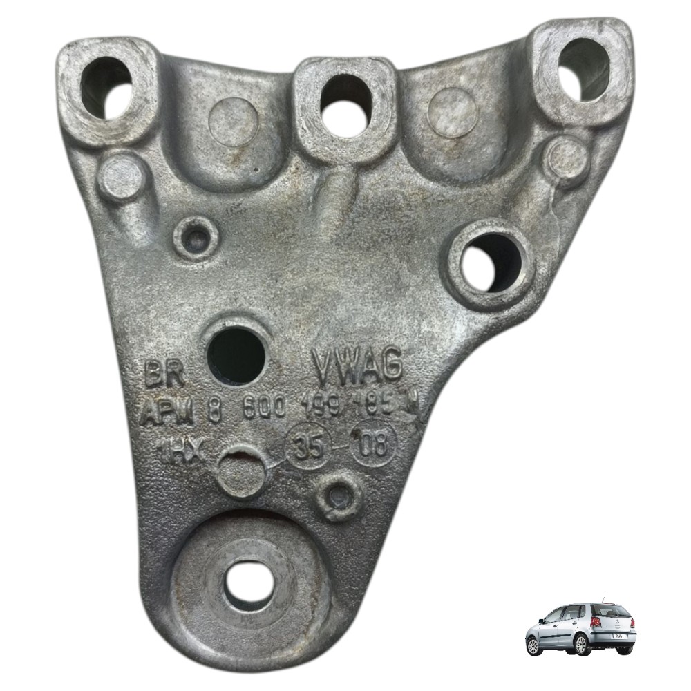 Suporte Coxim Calço Motor Vw Polo 1.6 2007 2008 2009 2010 11 1