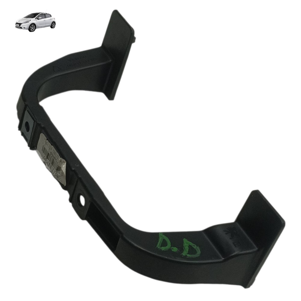 Suporte Maçaneta Dianteira Direita Peugeot 208 2014 2015 Preto Dianteira 1