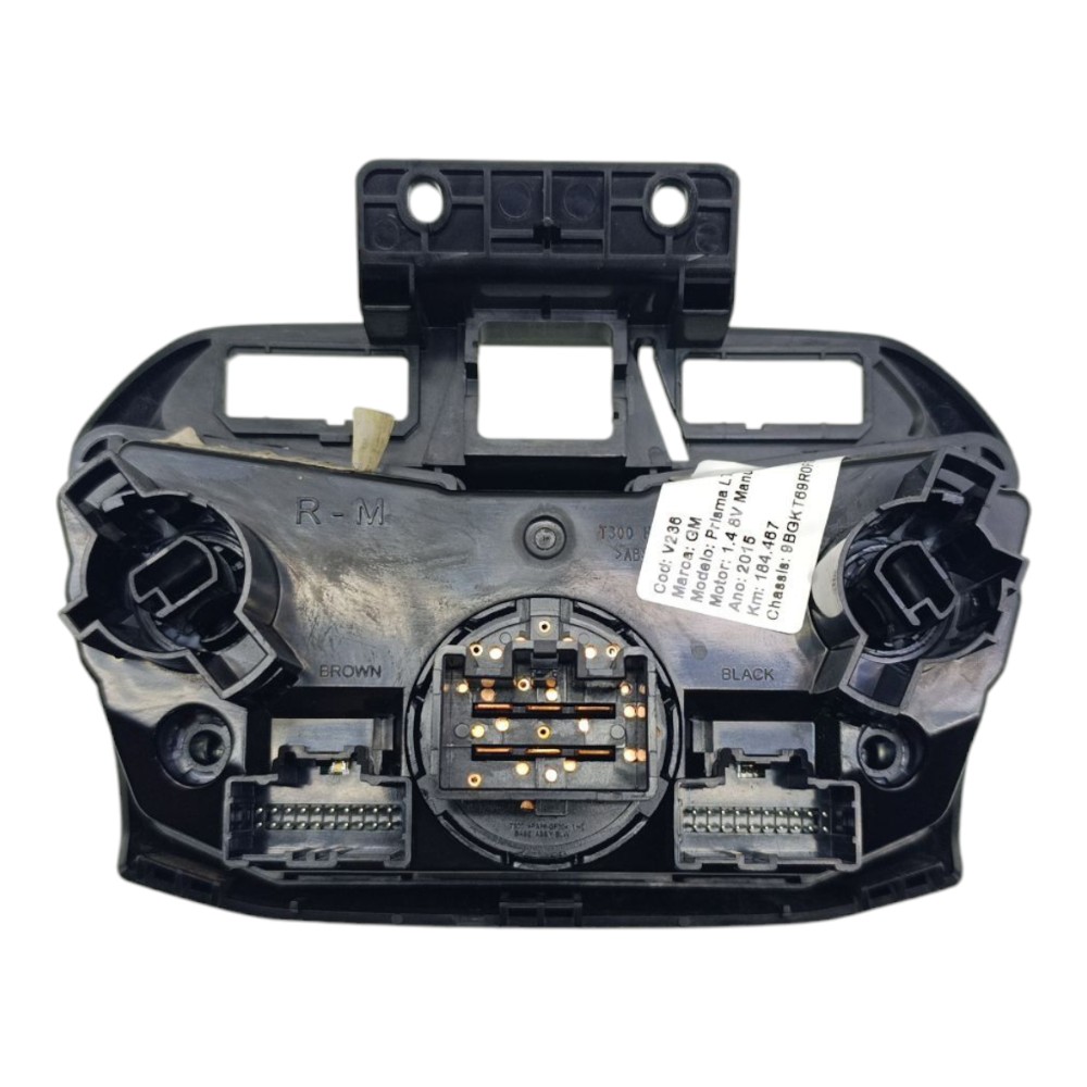 Comando Ar Condicionado Gm Prisma Onix Ltz 2014 2015 2016 2