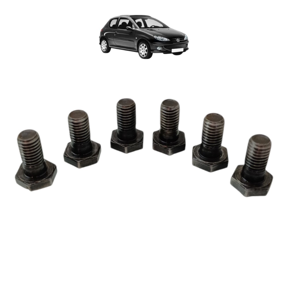 Jogo Parafuso Volante Motor Peugeot 206 207 1.4 2007 2008 09 1