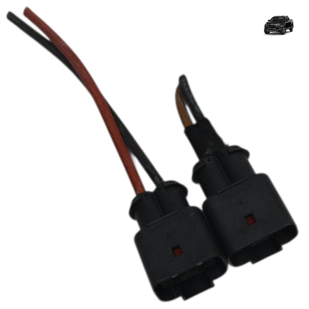 Par Plug Conector Flauta Fiat Toro 1.8 Flex 2021 2020 2019 1