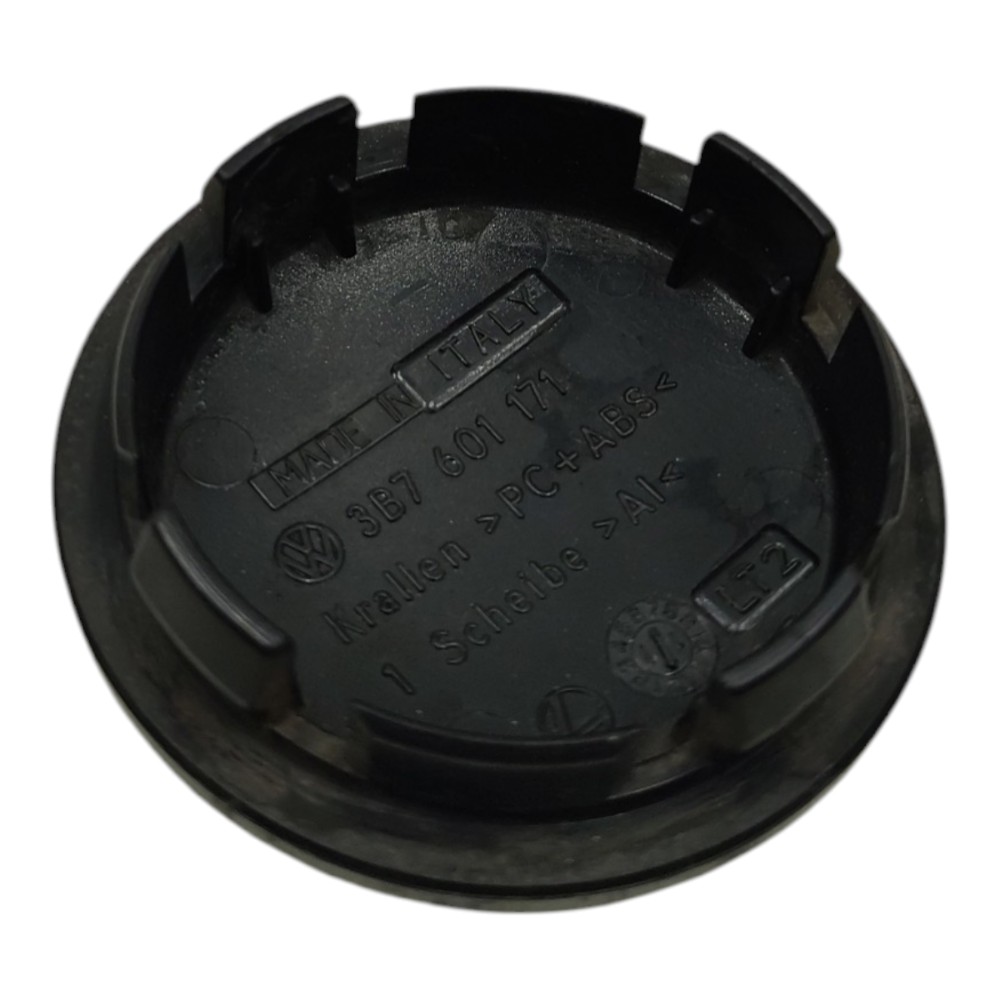 Calotinha Central Roda Vw Tiguan 2010 2011 2012 65mm Preto 2