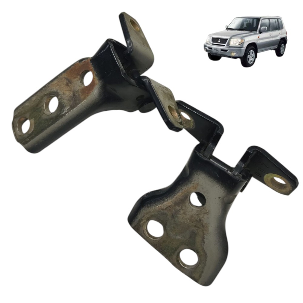 Par dobradiça traseira direita Mitsubishi Pajero TR4 2005 06 1