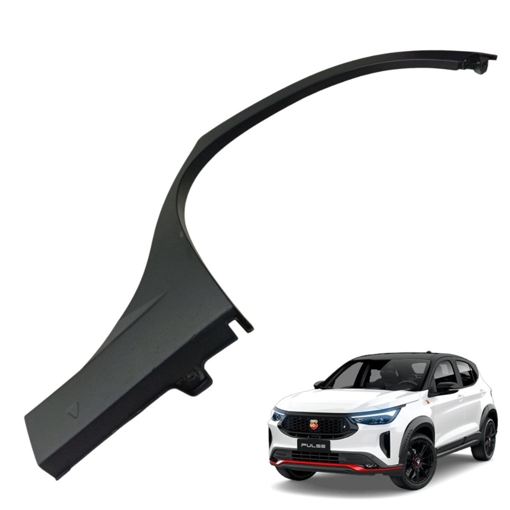 Moldura Paralama Traseiro Esquerdo Fiat Pulse Abarth 2023 24 Preto Preto