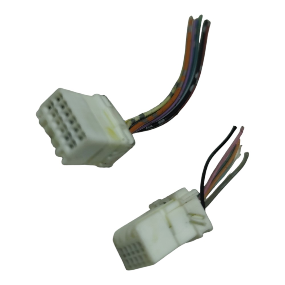 Par Plug Conector Chave Seta Comando Limpador Honda Crv 2013 4