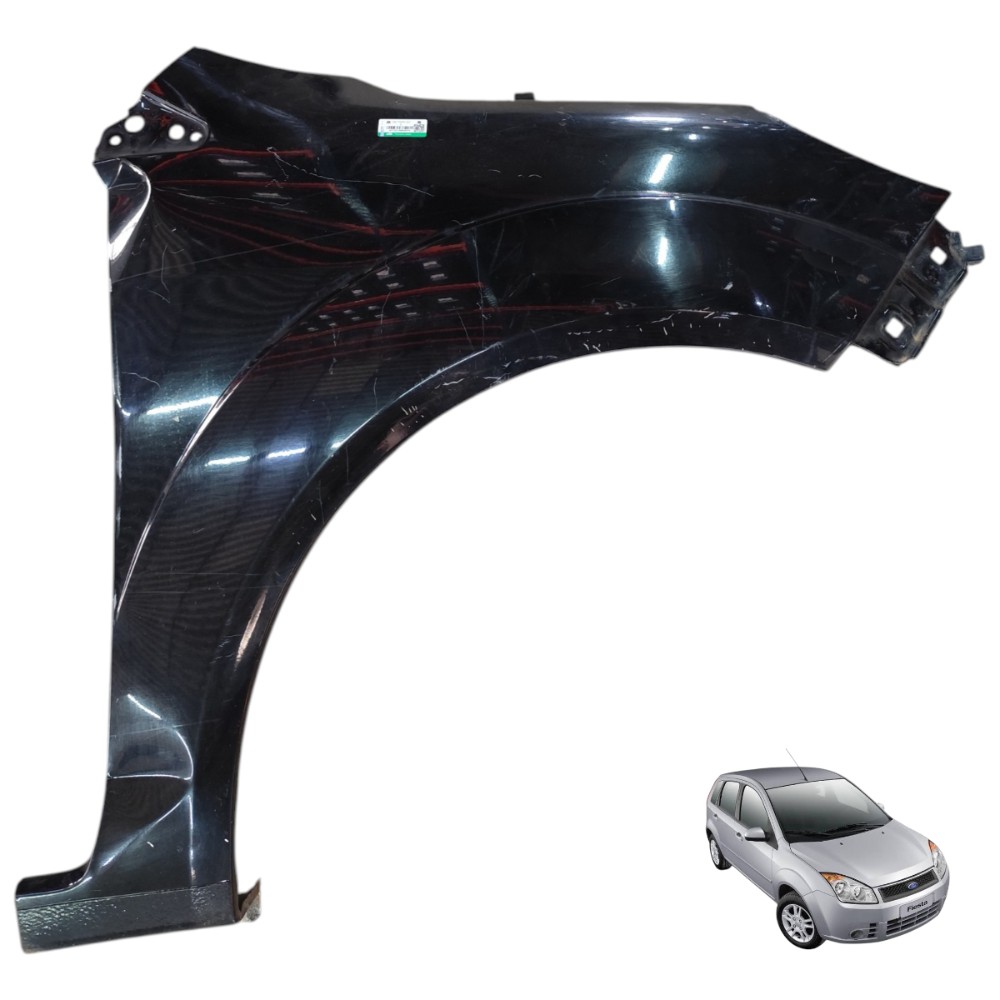 Paralama Direito Ford Fiesta 2009 2010 2011 2012 Detalhes 1