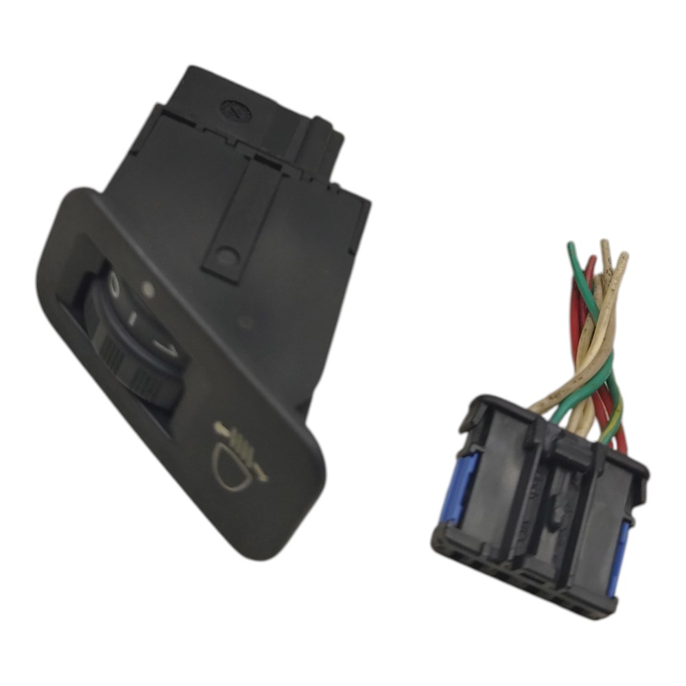 Botão ajuste regulagem farol Peugeot 206 2001 2002 c/ plug 2