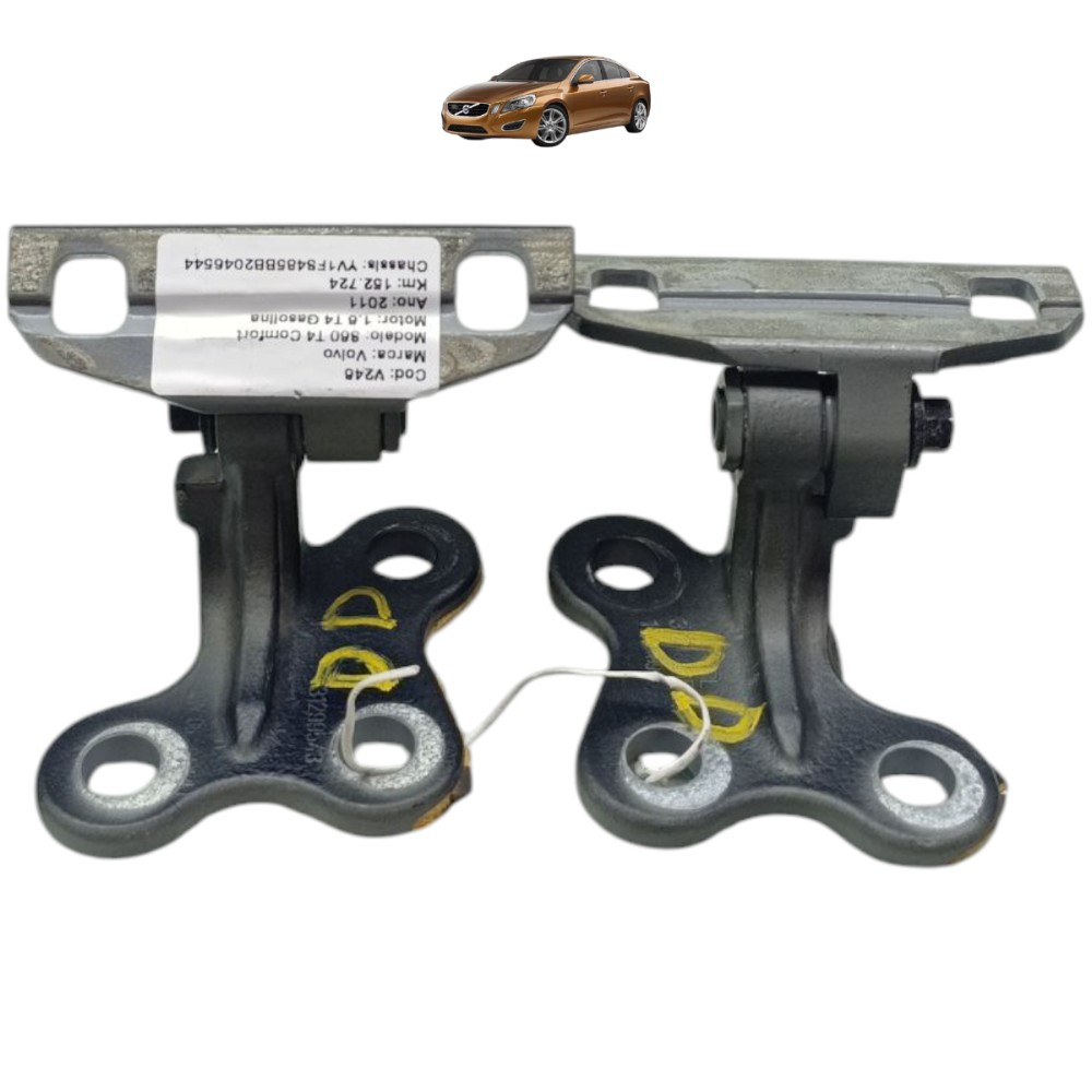 Par Dobradiça Porta Dianteira Direita Volvo S60 T4 2011 2012 1