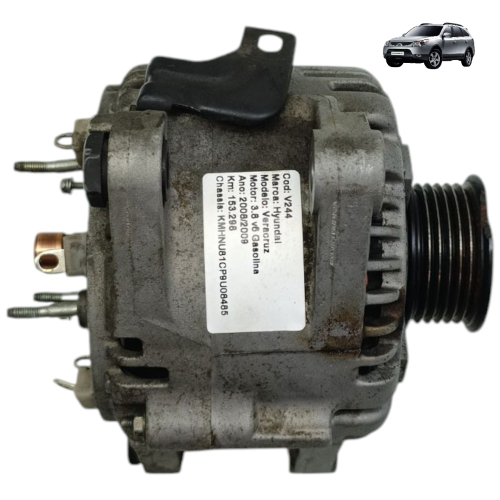 Alternador Sem Escova/bobina Campo Hyundai Veracruz 3.8 2008 1