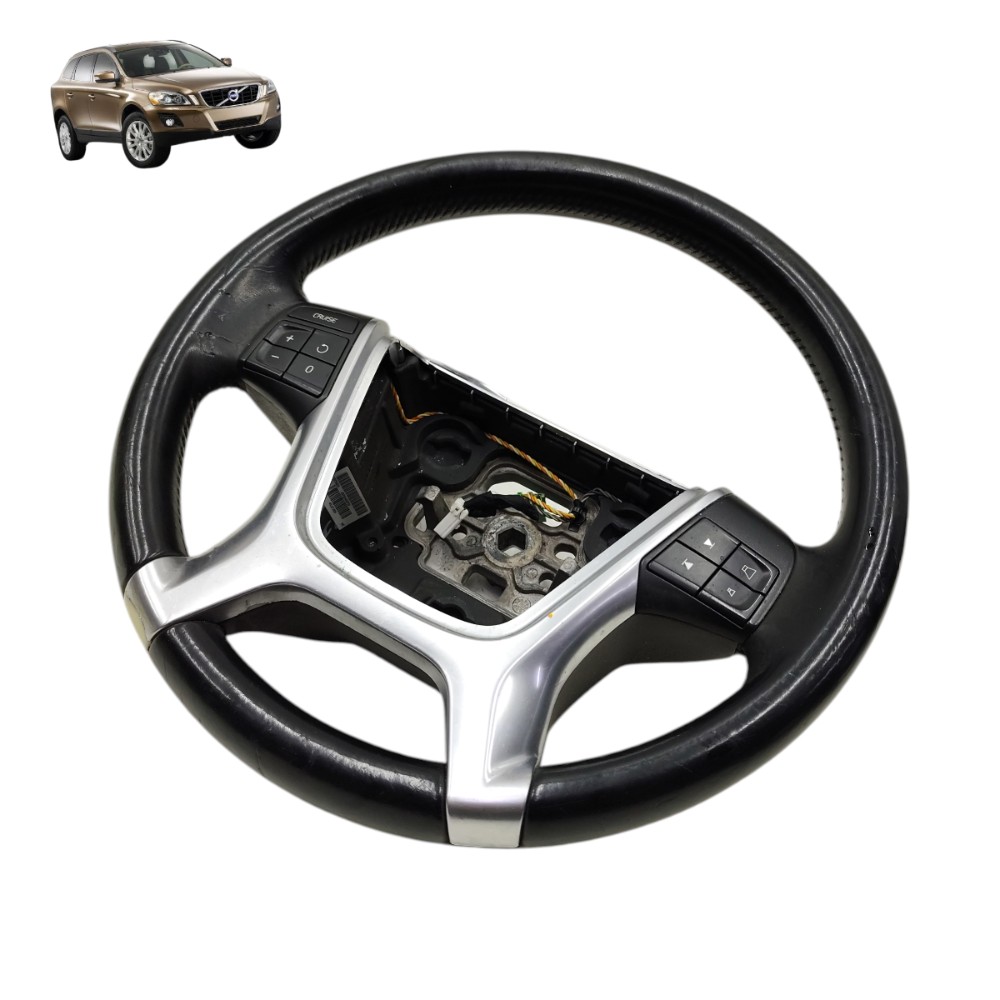 Volante direção comando Volvo XC60 T6 2009 2010 2011 2012