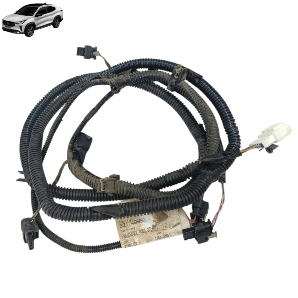 Chicote parachoque traseiro Fiat fastback 2022 2023 2024