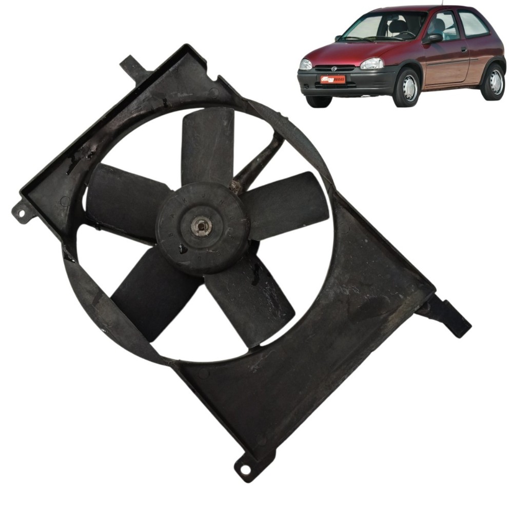 Motor Ventoinha Radiador Gm Corsa 1.6 2001 2000 1999 Com Ar 12