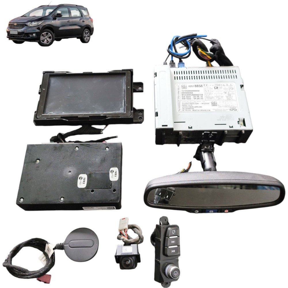 Kit mylink 2 completo linha gm spin onix prisma cobalt