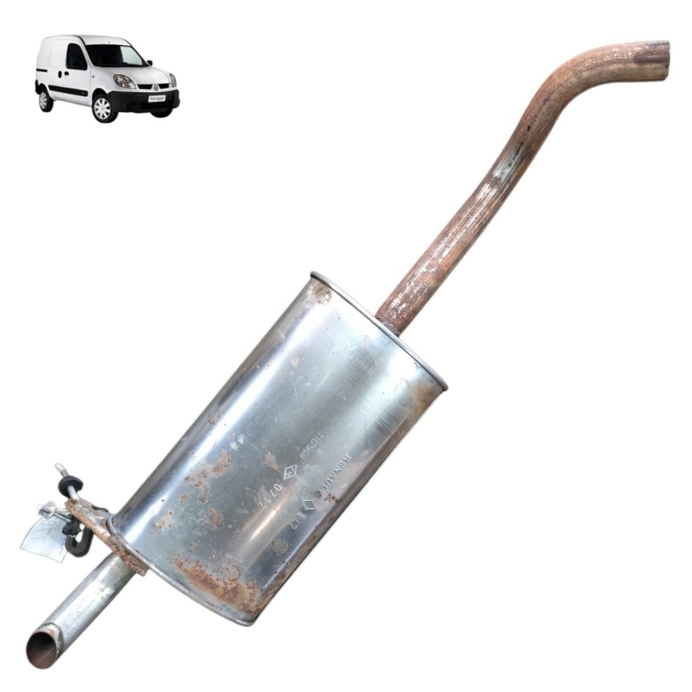Silencioso abafador escapamento Renault Kangoo 2013 2014 15