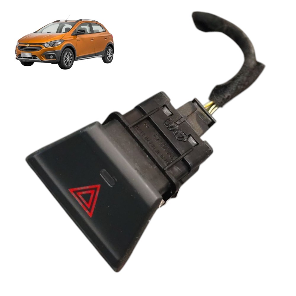 Botao Pisca Alerta Gm Onix Prisma 2015 2016 2017 2018 2019 1
