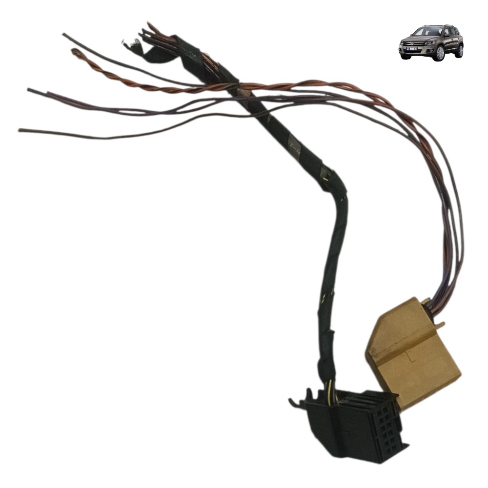 Par Plug Conector Módulo Estacionamento Vw Tiguan 2011 2012 1