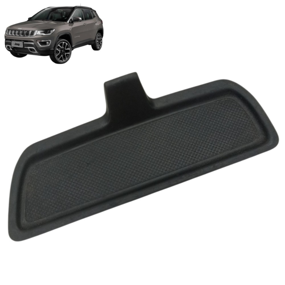 Tapete Borracha porta objeto console jeep Compass 2019 2020