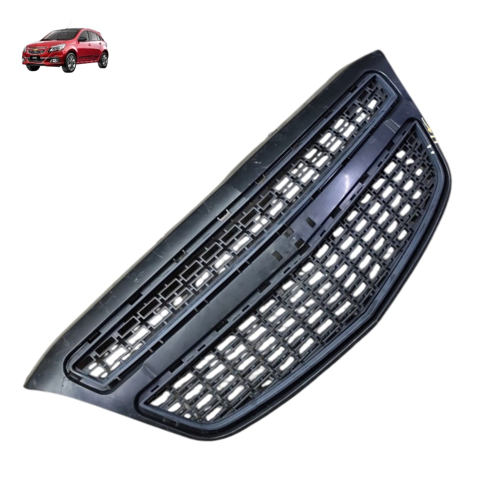 Grade Dianteira Gm Agile Montana 2011 2012 2013 2014 Detalhe Preto