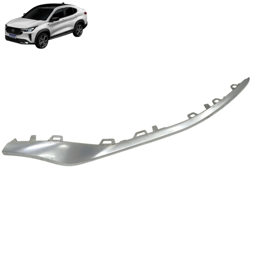 Moldura esquerda parachoque dianteiro fiat fastback 2024 25
