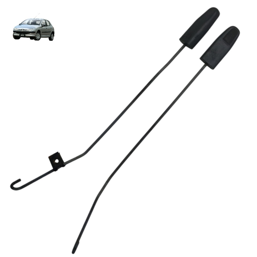 Par Pino Trava Porta Dianteira Peugeot 206 207 2008 2009 10