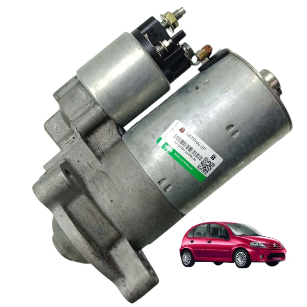 Motor Arranque Partida Citroen C3 1.6 2004 2005 2006 2007 08 1