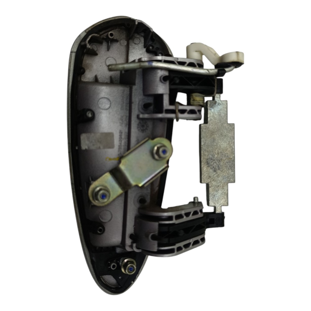Maçaneta Externa Traseira Esquerda Fiat Linea 2009 2010 2011 Prata Traseira 4