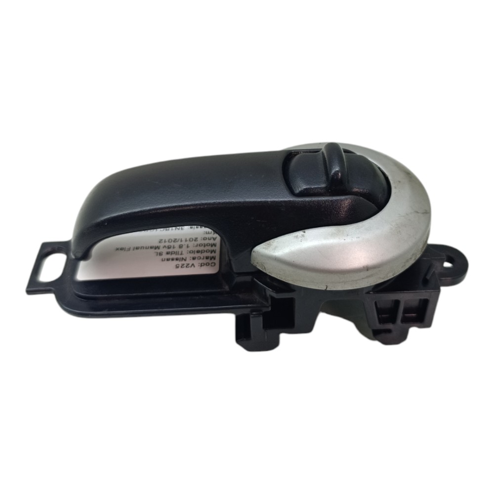 Maçaneta Interna Esquerda Nissan Tiida 2012  2011 2010 09 08 Preto Dianteira/traseira 2
