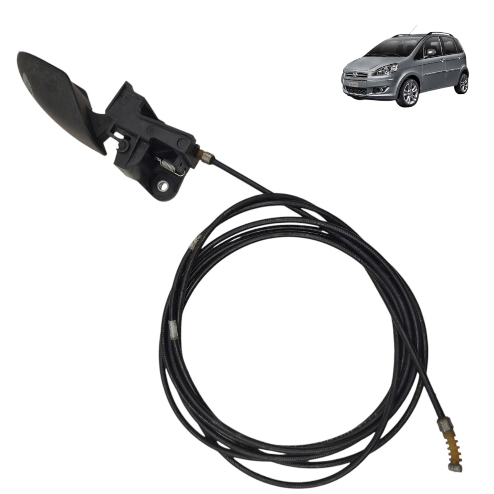 Alavanca cabo abertura portinhola tanque Fiat Idea 2012 2013 1