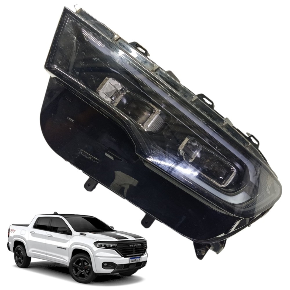 Farol led esquerdo para retirar peças ram rampage rt 2026 25