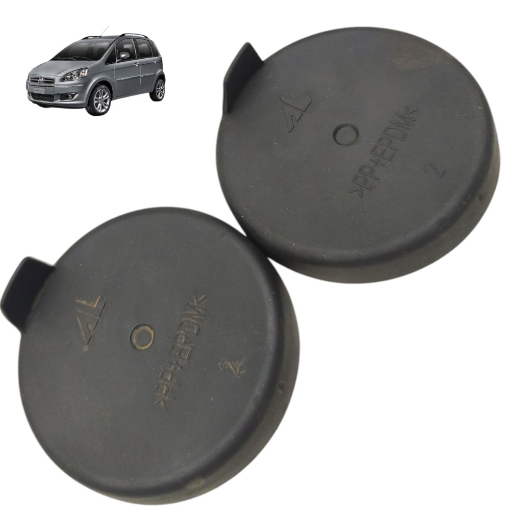 Par Tampa vedação Farol Fiat Idea 2012 2013 2014 2015 1