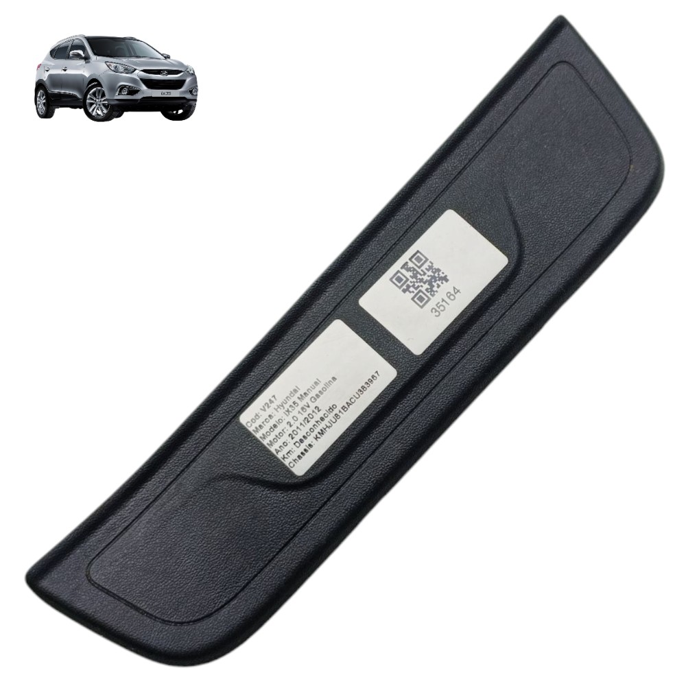 Soleira Traseira Esquerda Hyundai Ix35 2011 2012 2013 2014 Preto 1