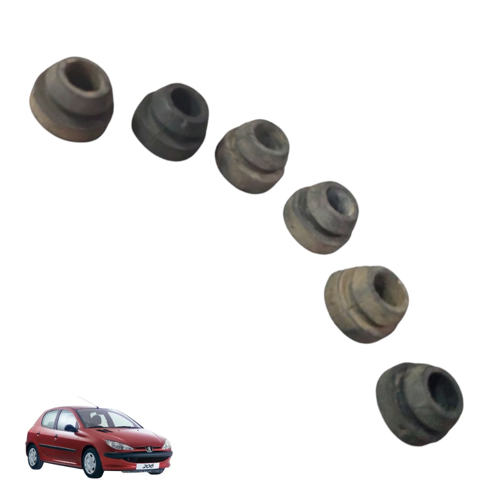 Jogo Batente Coxim Radiador Condensador Peugeot 206 2008 09 1