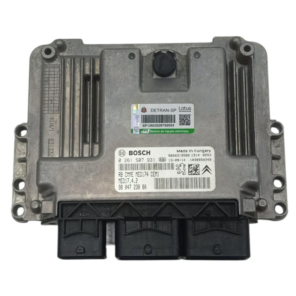 Módulo injeção Citroen ds5 1.6 thp Gasolina 2013 9804723880