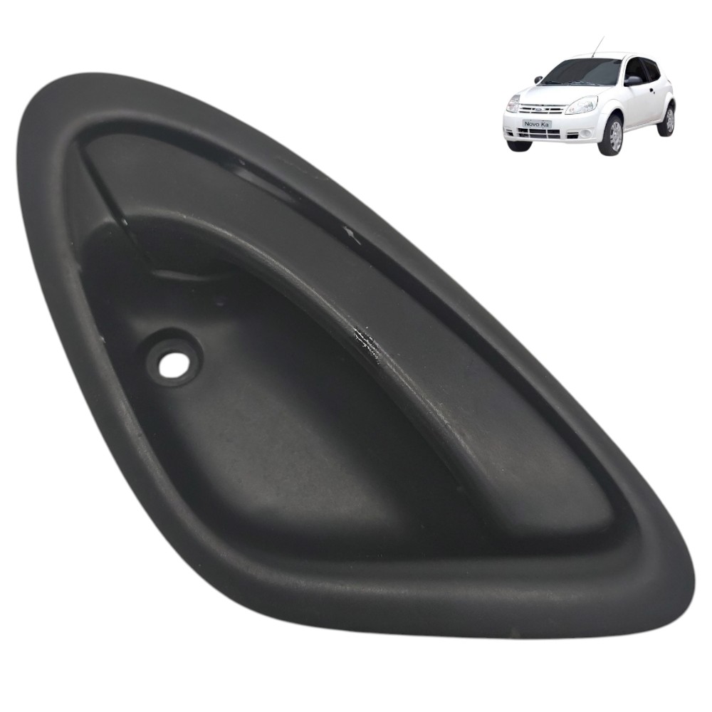 Maçaneta Interna Direito Honda Fit 2003 2004 2005 2006 Preto Dianteira 1