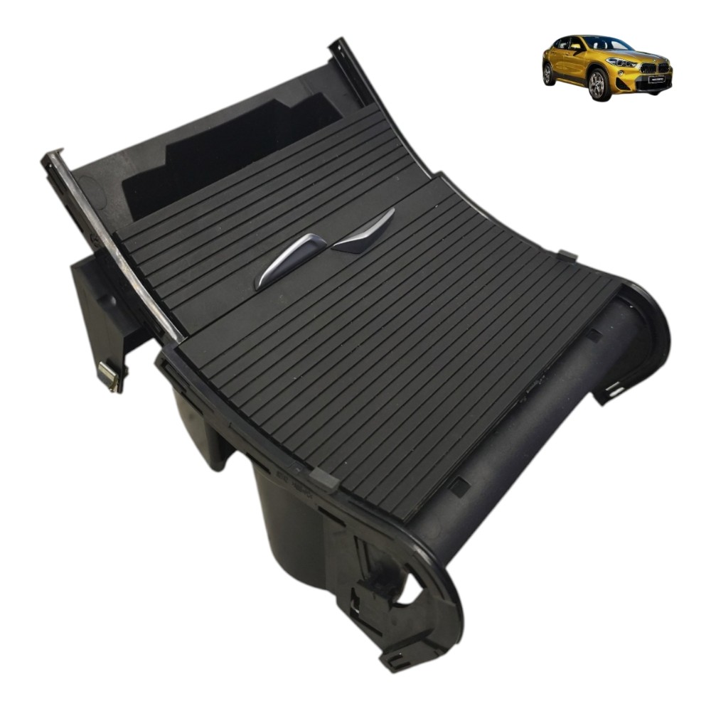 Porta Copo Console Bmw X2 2018 2019 Preto 1