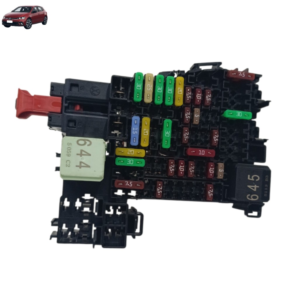 Caixa Fusível Interna Vw Polo Sense 1.0 Tsi 2026 2025 2024