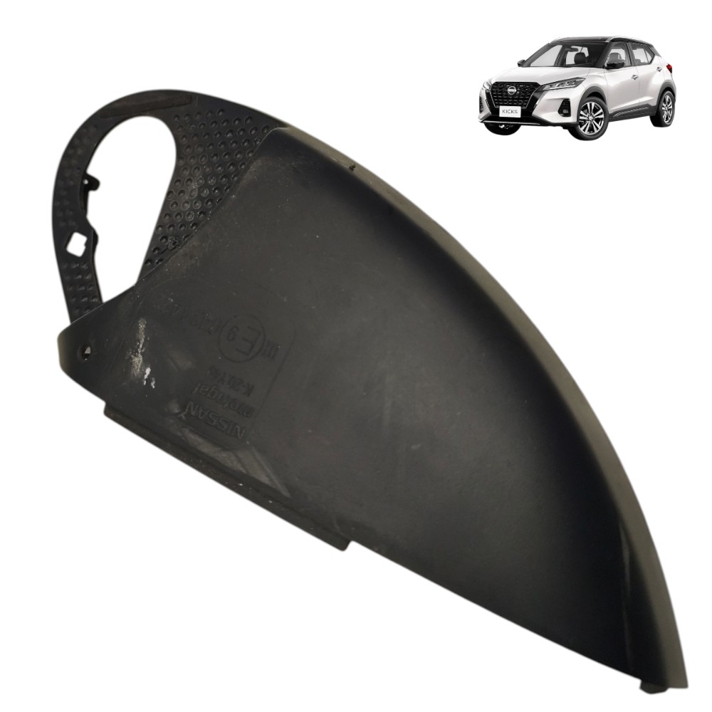 Acabamento capa inferior retrovisor esquerdo nissan kicks 20