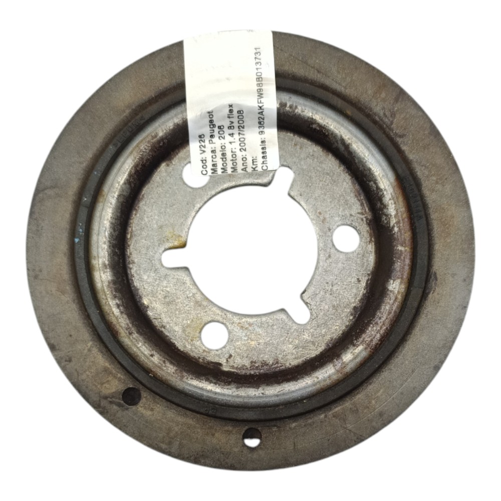Polia Virabrequim Peugeot 206 207 C3 1.4 8v 2007 2008 2009 2