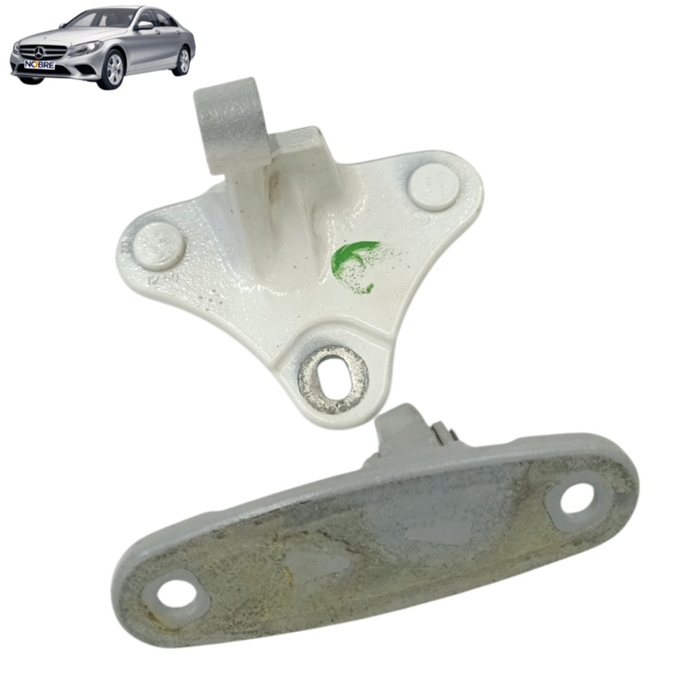 Par dobradiça porta esquerda Mercedes c180 cgi coupê 2012