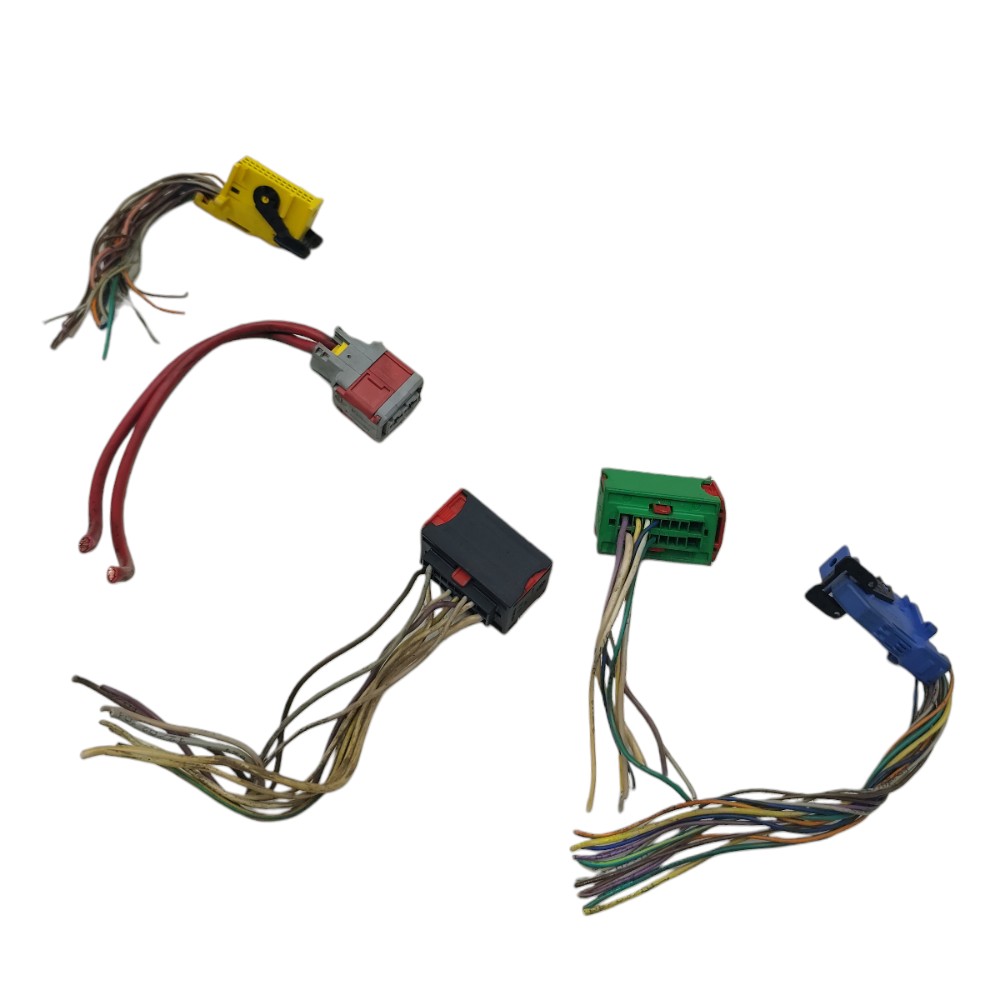 Jogo plug conector módulo Bsi Peugeot 206 1.4 gasolina 2001 3