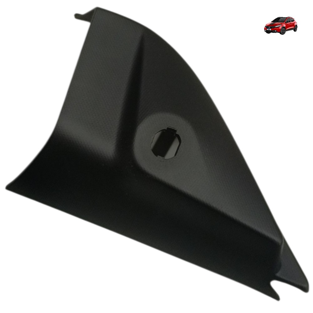 Acabamento Interno Retrovisor Direito Fiat Argo 2019 2020 21 Preto