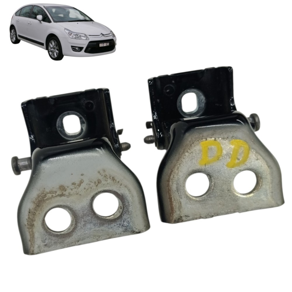 Par Dobradiça Porta Dianteira Direita Citroen C4 2010 2011