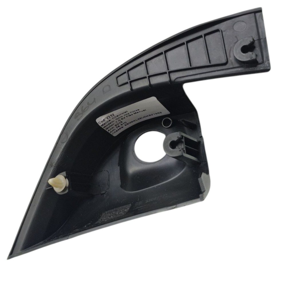 Acabamento Interno Retrovisor Direito Gm Onix Joy 2013 2019 Preto 3
