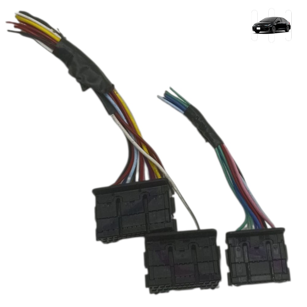 Jogo plug conector módulo BCM Toyota Corolla 2.0 2022 2023 1