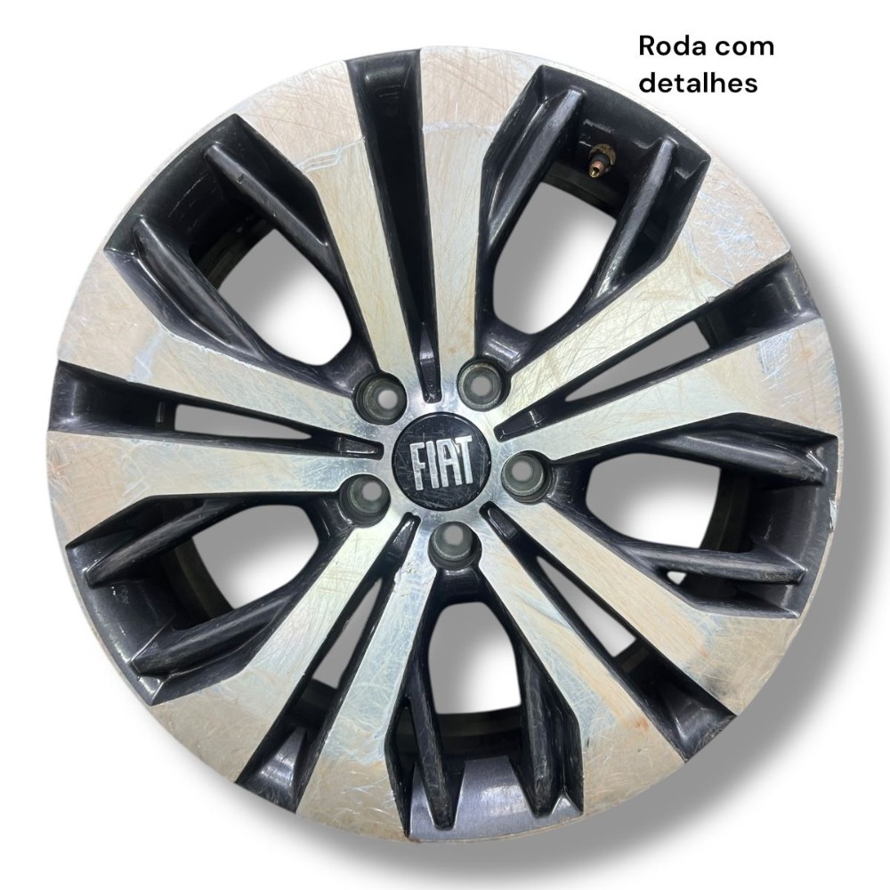 Jogo roda aro 18 com detalhes Fiat toro volcano 2024 2025 23 4