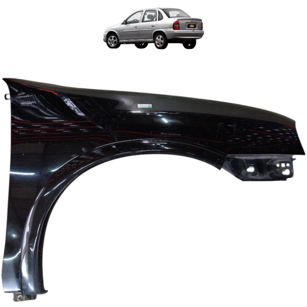 Paralama Direito Gm Corsa Classic 2009 2008 2007 2006 2005 1