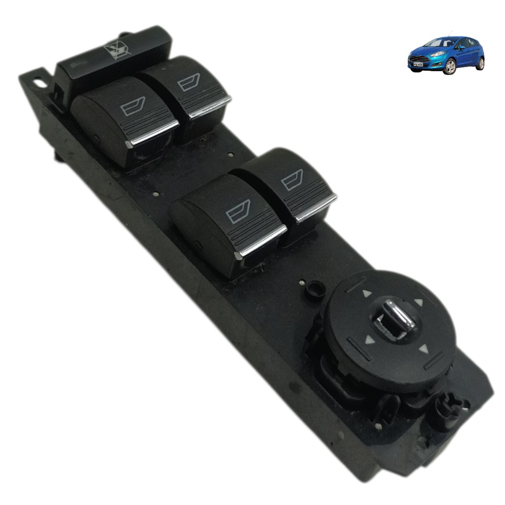 Comando botão vidro ajuste retrovisor Ford New Fiesta 2014 1