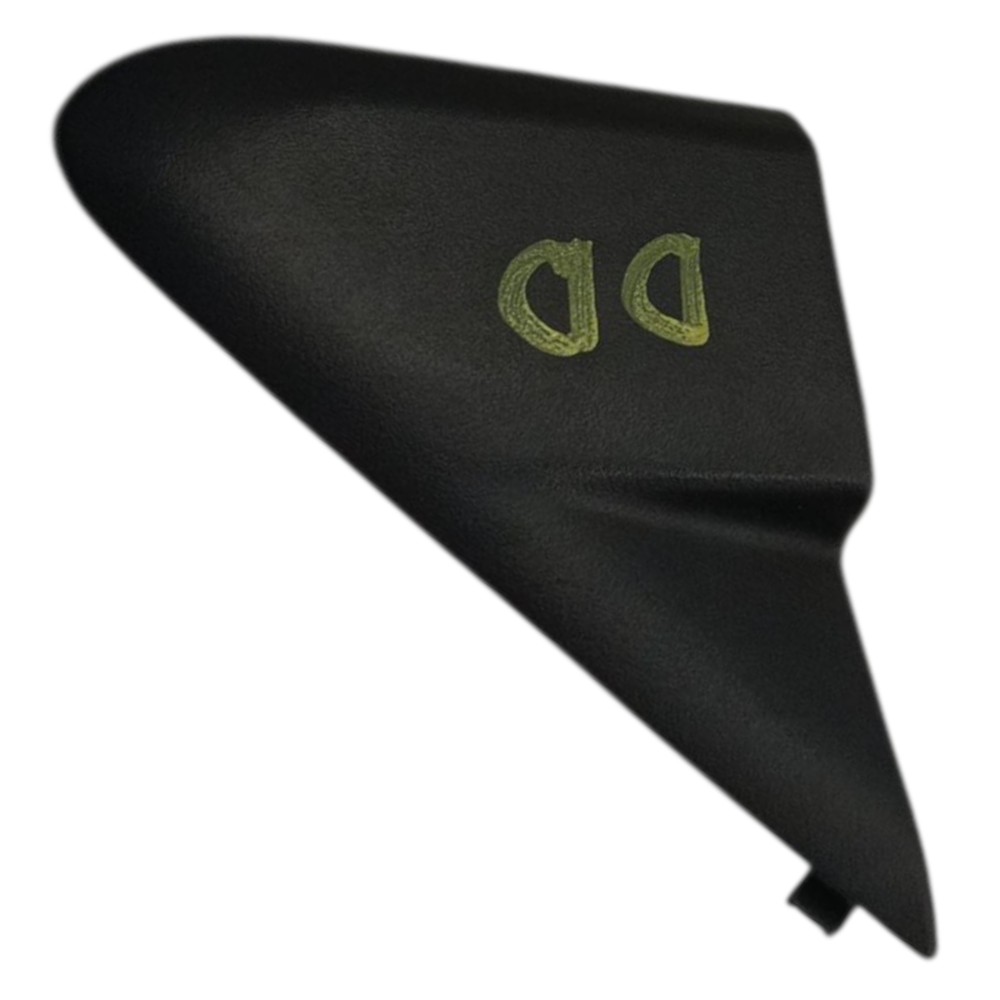 Moldura Acabamento Retrovisor Direito Fiat Argo 2020 2021 Preto 2