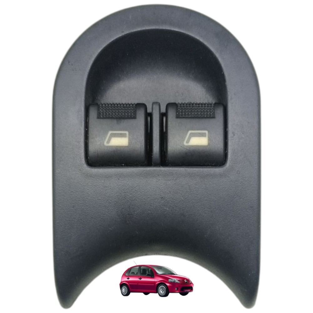 Botão Duplo Vidro Dianteiro Citroen C3 2004 2005 2006 2007 1